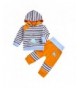 Infant Outfit Sleeve Hoodie Striped