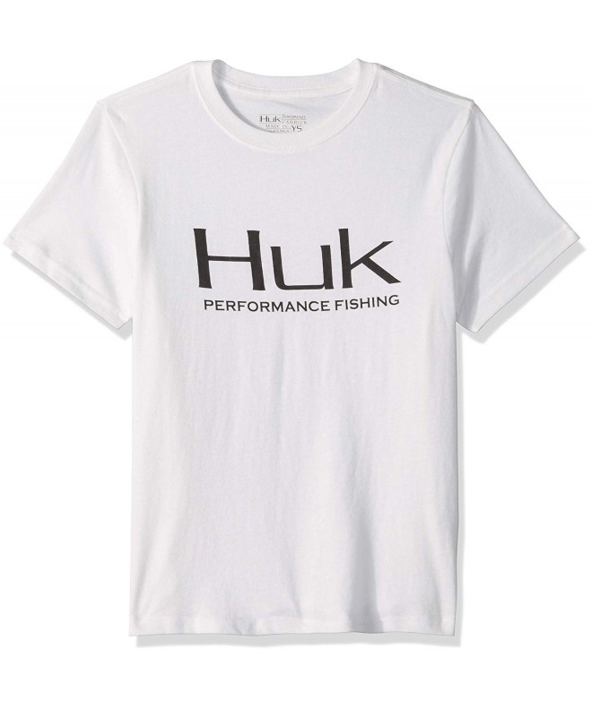 Huk Youth Logo White Small