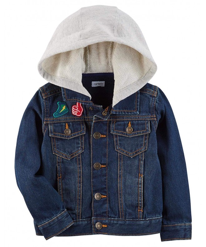 Carters Boys Hooded Denim Jacket