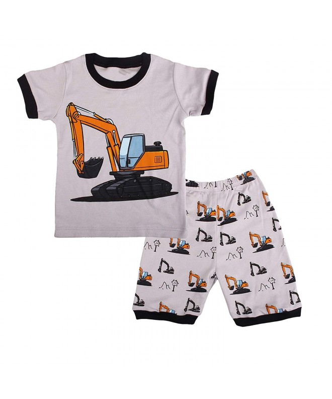 Dreamaxhp Excavator Little Pajamas Cotton