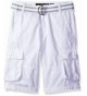 Southpole Belted Canvas Shorts Various