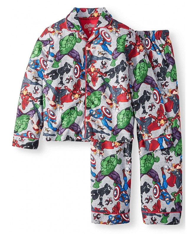 Avengers Button Children Pajama Sleepwear