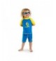 Boys yellow Protective guard Swimsuit