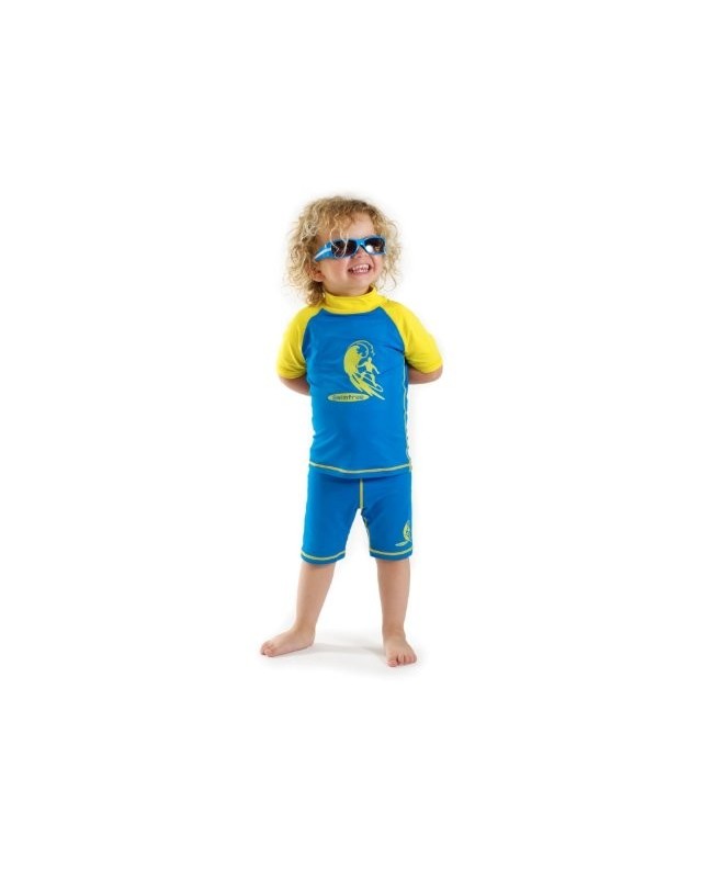 Boys yellow Protective guard Swimsuit