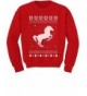 Tstars Christmas Outfit Horses Sweatshirt