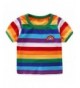 LittleSpring Little Boys T Shirt Rainbow