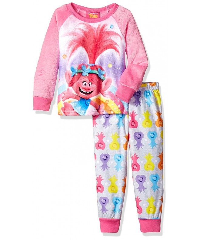 Trolls Girls 2 Piece Fleece Pajama