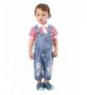 Kidscool Toddler Colorful Ripped Shortalls