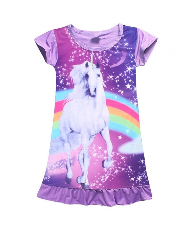 2Bunnies Unicorn Rainbow Nightgown Princess