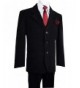 Boys Pinstripe Suit Matching Black